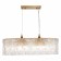 Suspended EVOLUCE lamp. Sle283203-10. Rida. 10x40 watts, E27, 79x30x22 cm, golden color