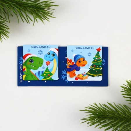 New Year. Bookmarks for books Magnetic 2 pcs on the substrate "Believe in Dream"-4