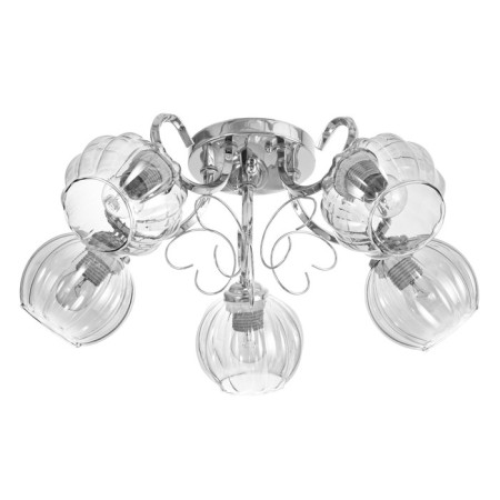 Ashley chandelier 5x40W E27 chrome 55x55x20cm