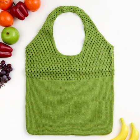 ALOSKA 38 x 62 cm, handle 22 cm, cell 0.5 cm, green-3