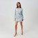 Women's tunic Minaku: Summer Time Blue Color, size 46-48