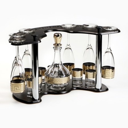 Mini-bar "Greece" Bar Stande, Capherine, 6 glasses, 6 piles