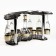 Mini-bar "Greece" Bar Stande, Capherine, 6 glasses, 6 piles