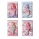 Gift notebook, A6, 100 sheets, color block, with a curly knife, PVC cover, "Anime", mix