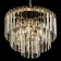 Suspended chandelier Citilux “Foundation” CL303163, 6x60W, E14, brown color