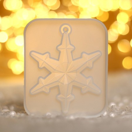 Silicone form universal, suspension "snowflake-adhesive"-7