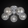 Ceiling Citilux "Tommy" CL102150, 52x52x24.5 cm, 5x40W, e14, gray color gray