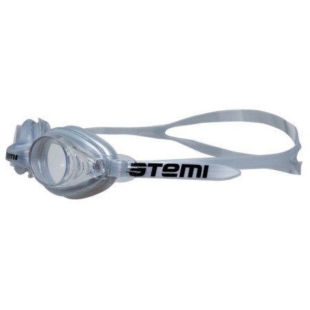 ATEMI N7105 swimming glasses, silicone, silver color-1