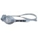 ATEMI N7105 swimming glasses, silicone, silver color