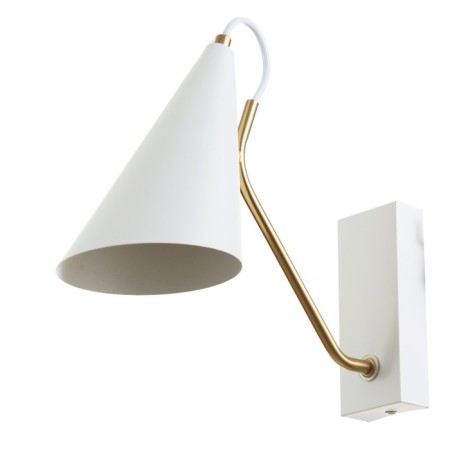Bra "Svein" E27 40W White and Mednaya 12x27.5x28 cm