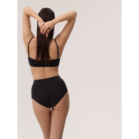 Female top on thin adjustable straps Mirey, size 48, black color-4