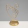 Stand for jewelry "Semi-profile" h = 26, d = 13, color gold