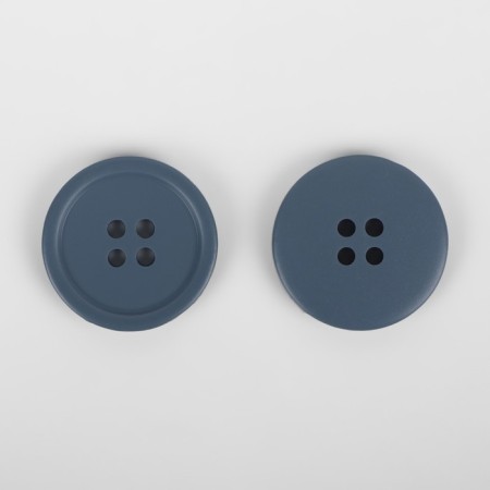 A set of buttons, 4 punctures, d = 23 mm, 5 pcs, the color is matte-2