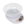 Kitchen Libra Luazon LV 504, electronic, up to 5 kg, white
