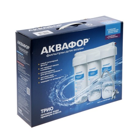 Water cleaner "Aquaphor" trio m, for water with a high iron content-10