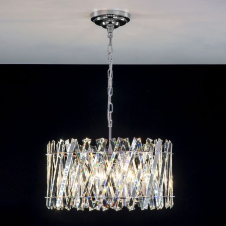 Suspended Citilux “Ingvar” CL334261, 47.5x47.5x110 cm, 6x60W, e14, gray color.-21