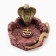 Ash Symbol of the Year "Cobra", New Year, Polystone, Red
