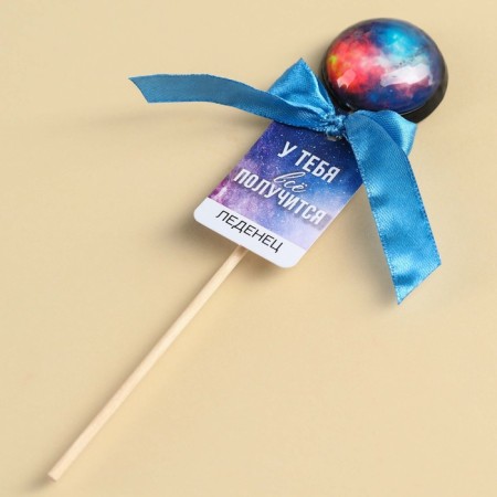 Lollice "You will succeed" the taste: Cola, without sugar, 17 g.-1