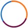 The hoop weighted onlitop "perfect silhouette", d = 90 cm, 2.0 kg, mix color
