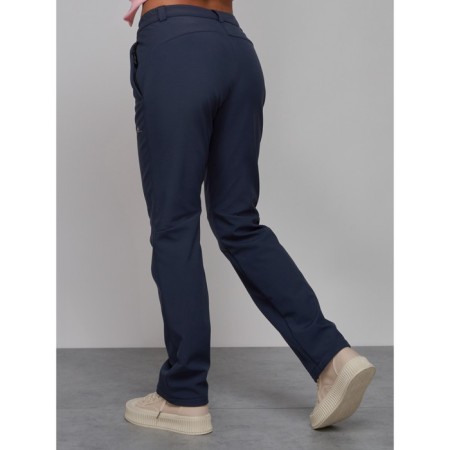 Sports female trousers, size 50, blue color-10