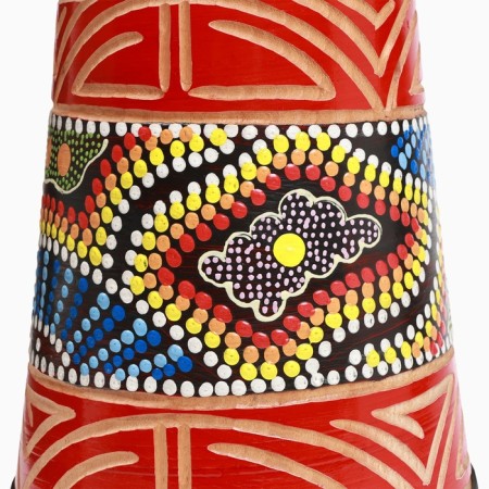 Drum Dzhembe "Flower", 23 x 50 cm, brown-3