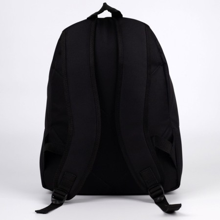 School youth backpack, lightning department, n/pocket, “mask”, black, 33x13x37-6