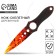 Souvenir weapon knife skeletal "fire", length 21 cm