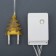 Garland “thread” 10 m, IP20, transparent thread, 100 LED, yellow glow, 8 modes, 220 V
