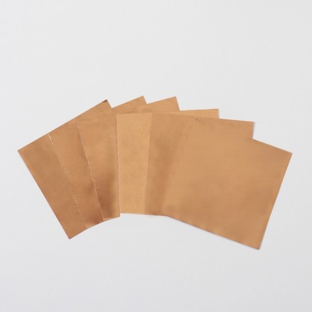 Foil for sweets, bronze, 10 x 10cm 100 pcs
