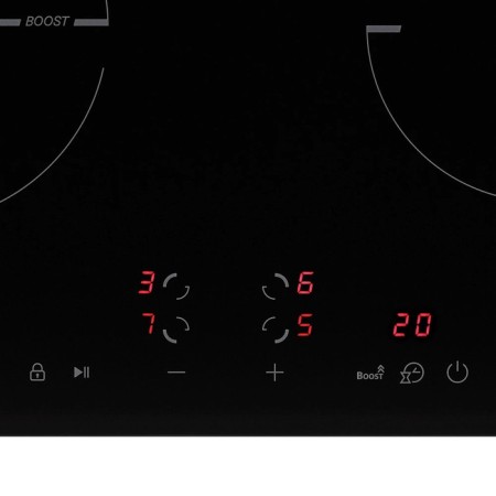 Krona Magier 60 BL 4BTK, induction, 4 burners, sensor, black-4