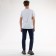 Sports pants for ISEE boys, height 128-134 cm, dark blue color