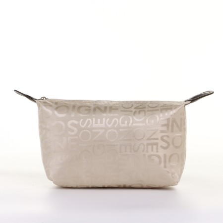 Lightning cosmetic bag, beige color-1