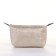 Lightning cosmetic bag, beige color