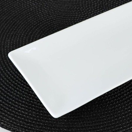 Porcelain dish for sushi/Canap Wilmax, 35 × 13 cm, white color-1