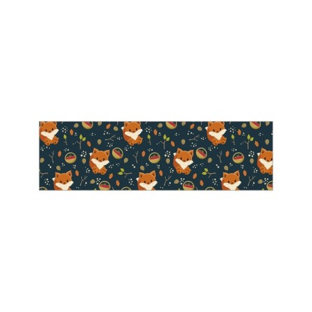 Textile bag “Foxes in the forest”, for storing things and toys, size 30x30 cm, 18.9 liters-1
