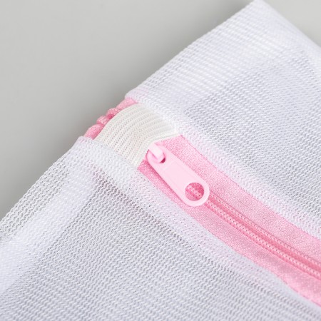 A bag for washing linen shade, 20 × 30 cm, small mesh, color mix-2