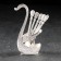 Set of spoons on the stand Magistro "Silver Swan", 6 pcs, silver color