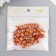 Beads for creativity plastic "Balls of sharing orange" set 20 g d = 1 cm