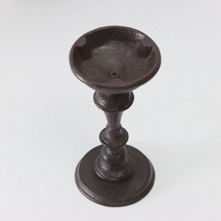 Cast iron candle for 1 candle "BELL" d = 7 cm 9.6x9.6x20.3 cm-1