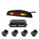 Parking system 4 sensors, LED screen, 12 V, black sensor