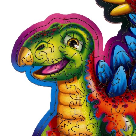 Wooden puzzle "Dino. Stegosavr "-3