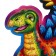 Wooden puzzle "Dino. Stegosavr "