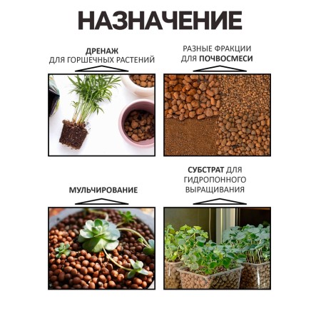 Дренаж Керамзит "Рецепты Дедушки Никиты" фр 5-10, 3 л-2