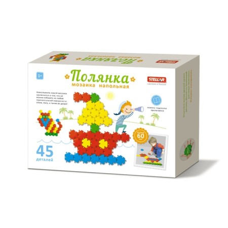 Mosaic "Polyanka", 45 elements, diameter 60 mm-2