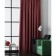 Non -combustible curtain "Eclipsso", size 145 x 280 cm, burgundy color