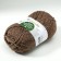 Yarn "sock" 50% wool, 50% acrylic 200m/100g (517 brown melange)