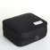 Cosmetic bag with lightning, black color