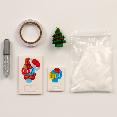 Set for creativity 2 in 1 "nightlight + toy" dragon, bear-2