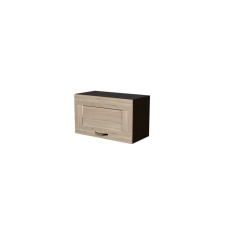 Cabinet with 1 lifting door, 60x30x36 cm, wenge, quado oak sonoma