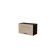 Cabinet with 1 lifting door, 60x30x36 cm, wenge, quado oak sonoma